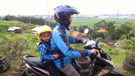 jasa antar jemput sekolah pakai motor 